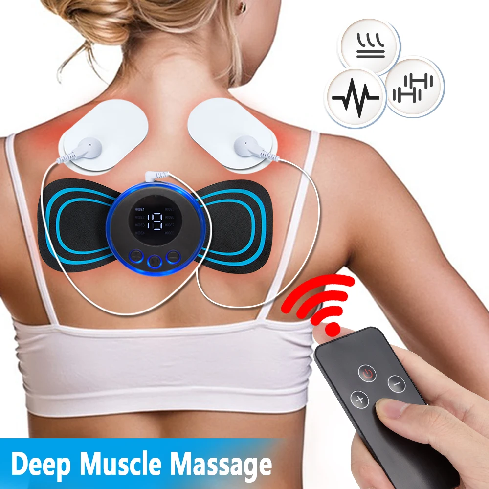 

Neck Massager EMS Muscle Stimulator Electric Cervical Massage Patch Low Frequency Pulse Massage Pads Pain Relief Relaxation 2027