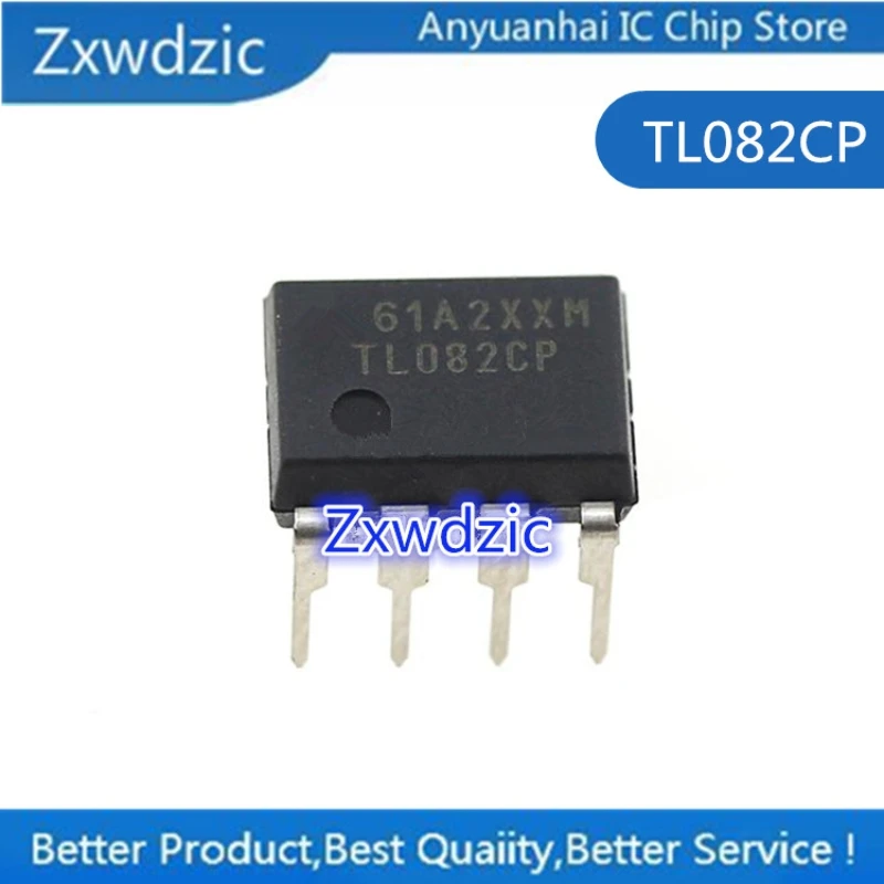 10pcs New Original  TL082 TL082CP DIP-8 TL082CDR SOP-8 High Voltage Dual Operational Amplifier