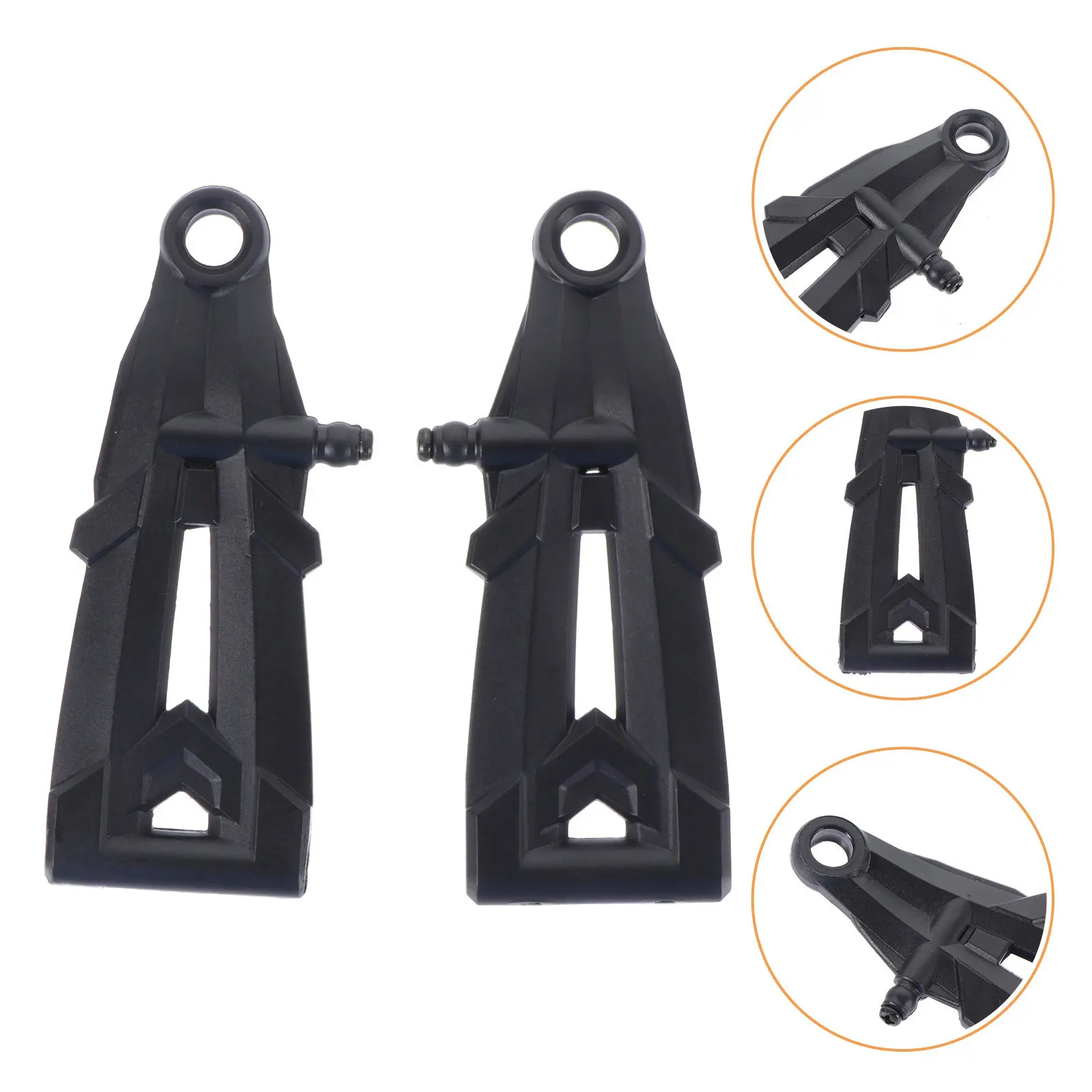 2Pcs Brushless 4WD RC Car Front Lower Shell – Heavy-Duty Shockproof Wear-Resistant Plastic Body Cover