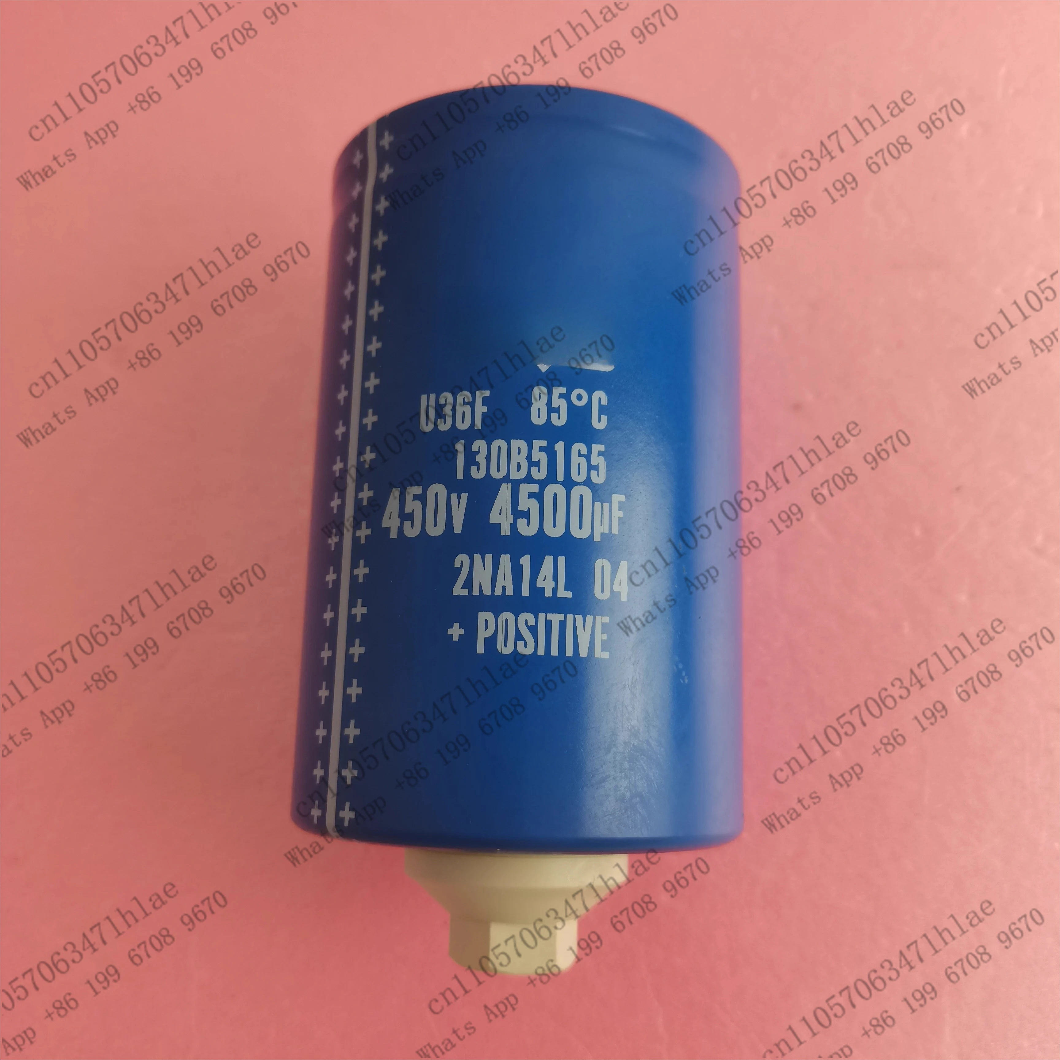 U36F/130B5165 Capacitor 450V/4500uF Disassembly Screw Terminal Capacitor