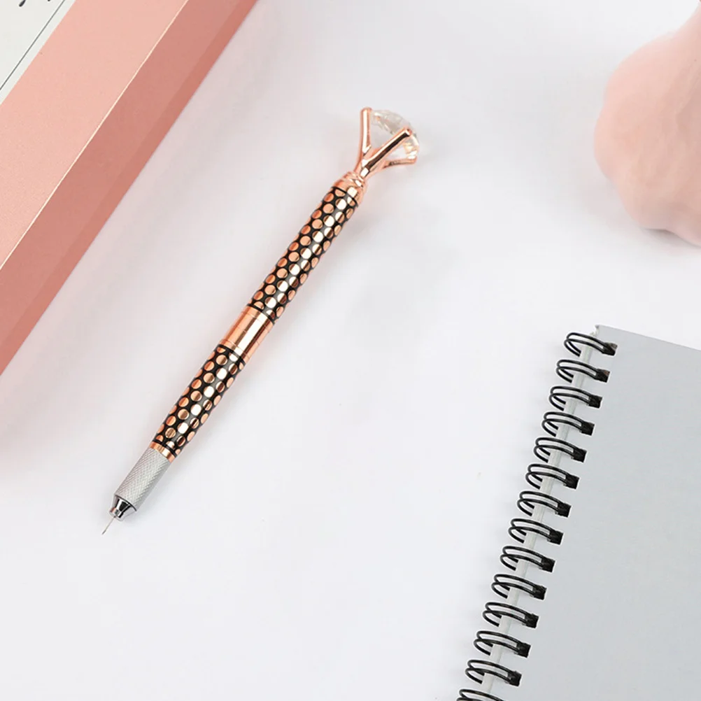 

Embroidered Pen 3 Head Needles Eyebrow Microblading Makeup Tool Waterproof Durable Comfortable Grip Lady Gift Eyebrow Pen