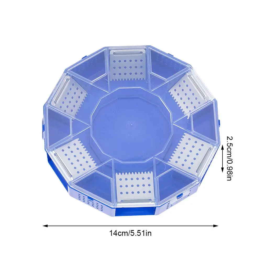 1pcs Cockroach Trap Box Reusable Six-Door Safe Efficient Anti Cockroaches Killer Roach Catcher Trap No Pollute For Home Kitchen