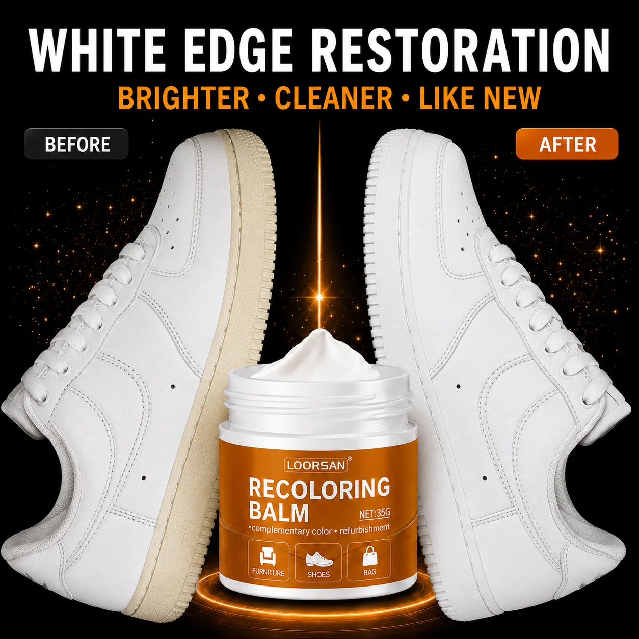 Crème de rénovation pour chaus - Sneaker Care Whitener avis et prix