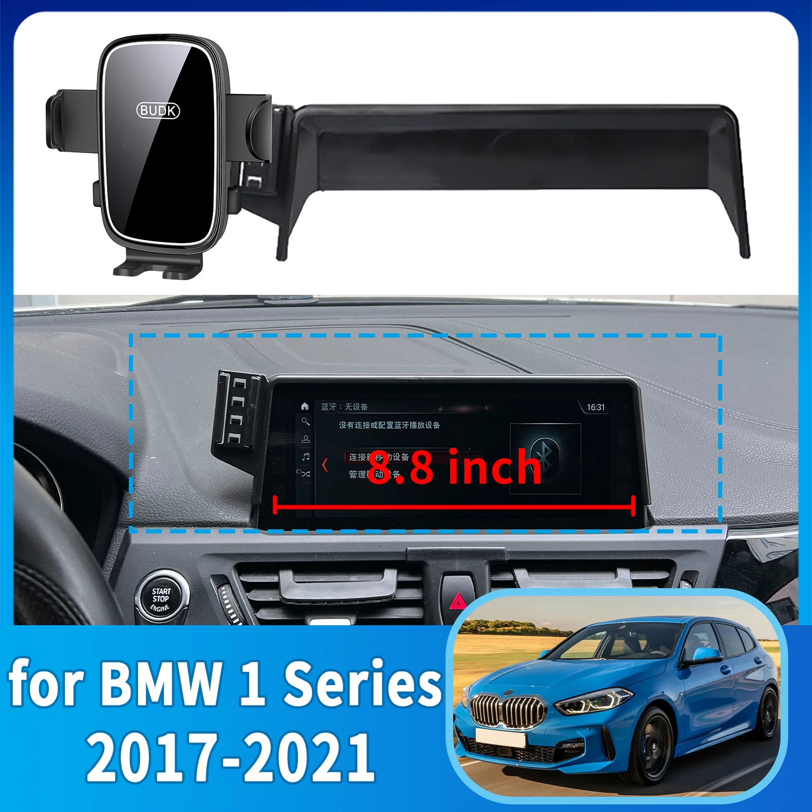 

fit for BMW 1 Series 2017 2018 2019-2021 F52 Phone Holder, Dashboard Screen Mount Bracket Easy Installation​​ Car accessoires