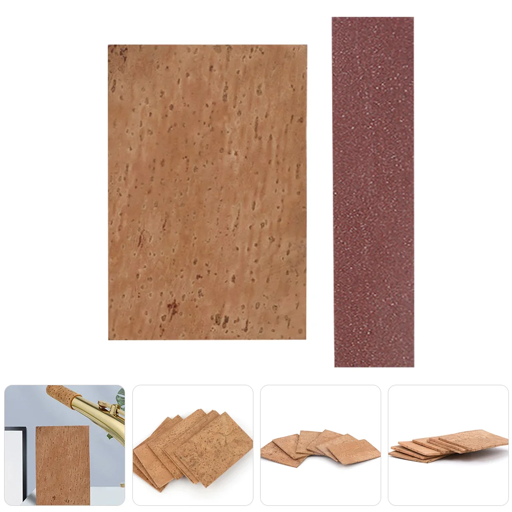 Sax Repair Cork Sheet Saxophone Neck Cork Sheet Clarinet Neck Cork Sheet for Replacement repair clarinet cork sheet