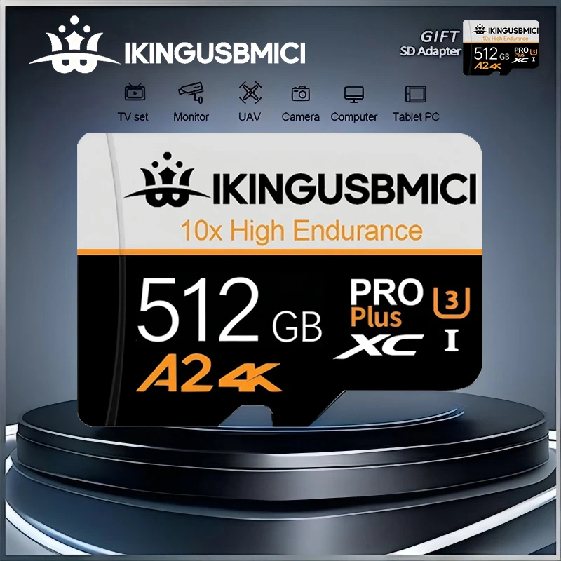 Memory Card Micro SD Card TF Cards SD Cards 128GB 256GB 512GB High-Speed U3 Ultra HD for Nintendo Switch Surveillance
