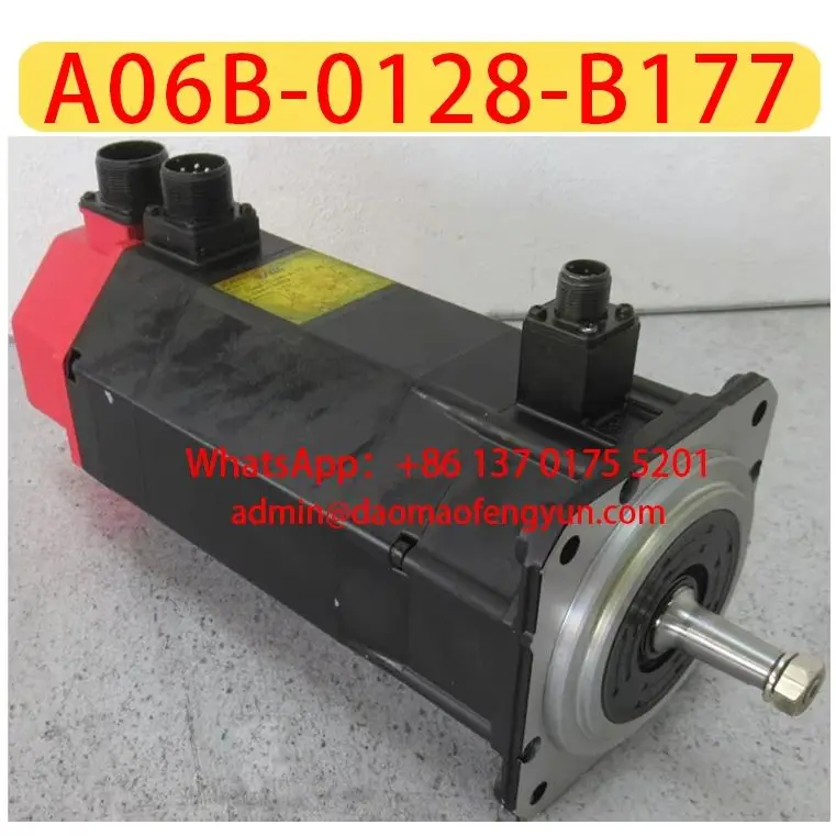 Original Genuine，A06B-0128-B177 Used Servo Motor，A06B 0128 B177，The shipment will be arranged after passing the test