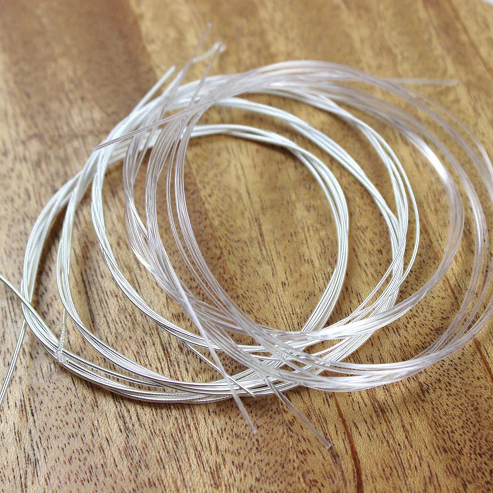 

2 Bags Acoustic Strings Replacement Steel Core Durable Metal Strings Easy Install Steel String For Folk Electric Guitar Guitar