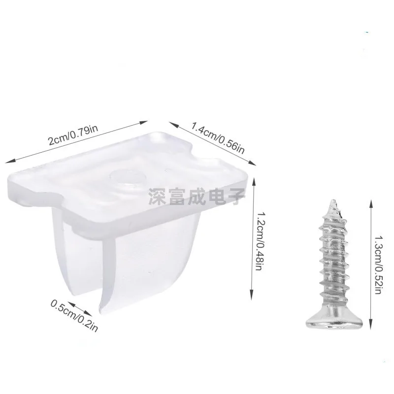 

30 шт., зажимы для светодиодных лент, монтажный кронштейн, неоновая веревка, держатель для светильника, безопасное крепление, зажим для внутреннего и наружного использования, лампа
