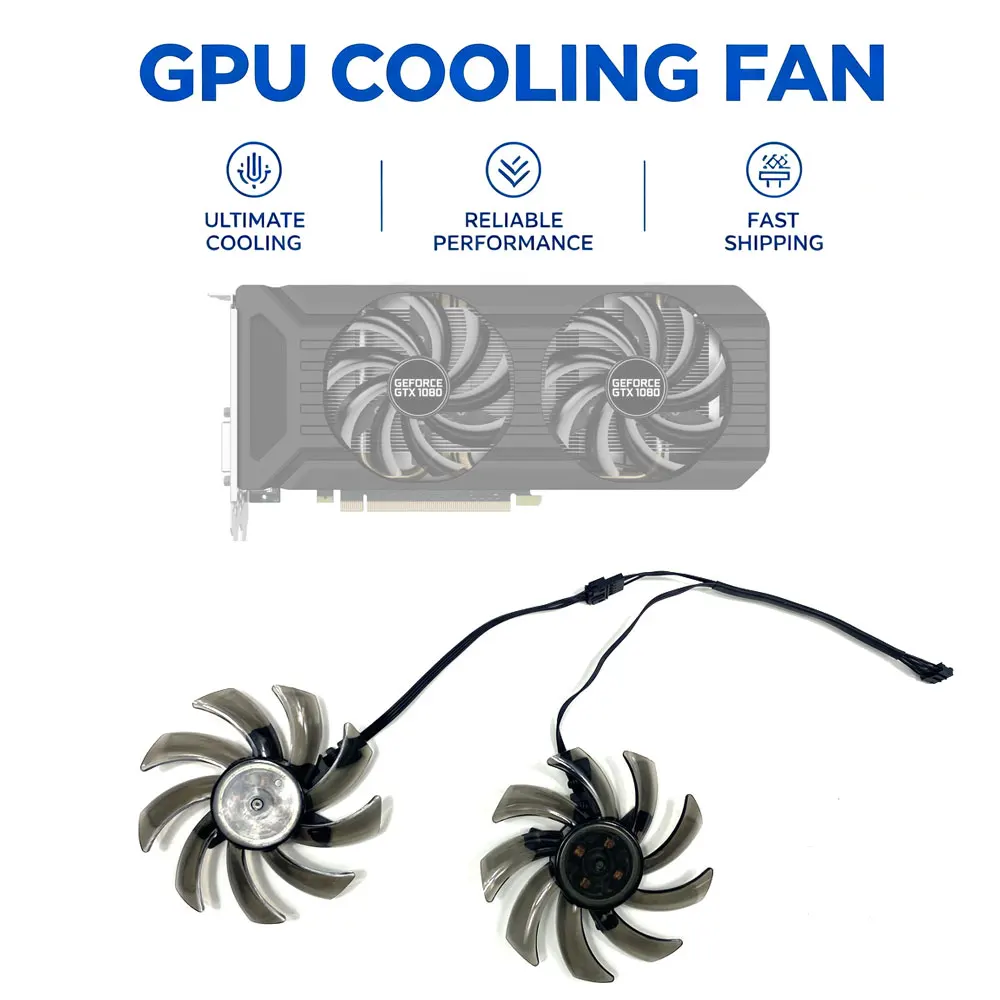 NEW Cooling Fan 85MM 4PIN GA91S2U For Palit GTX1080 1070 1060 GPU FAN video card fans