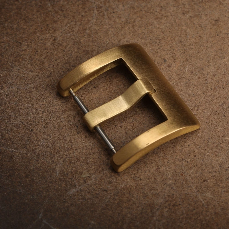 Brass Buckle 18 20 22 24 26MM Adapters PAM Leather Buckle Accessories, Pure Not bronze. Strap