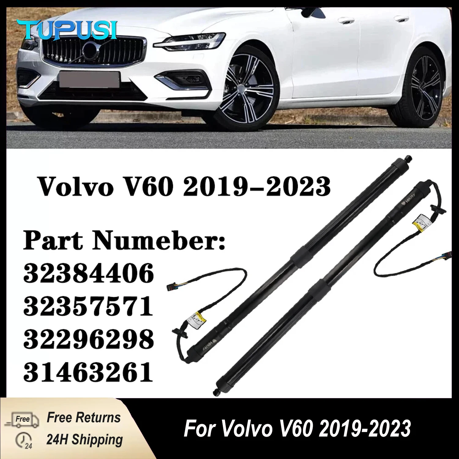 

High Quality For Volvo V60 2019-2023 Electric Power Liftgate Support Tailgate Strut 32384406 32357571 32296298 31463261