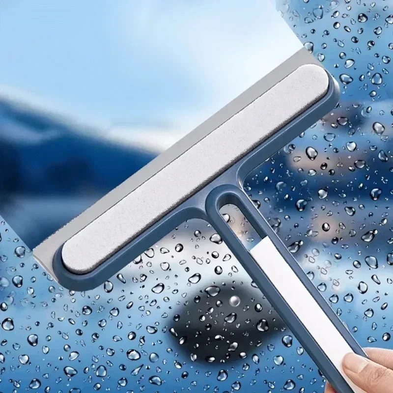 1pc Car Windshield Cleaning Squeegee Silicone Water Wiper Plate Glass Cleaner Scraper For Car Windshield Window Bathroom