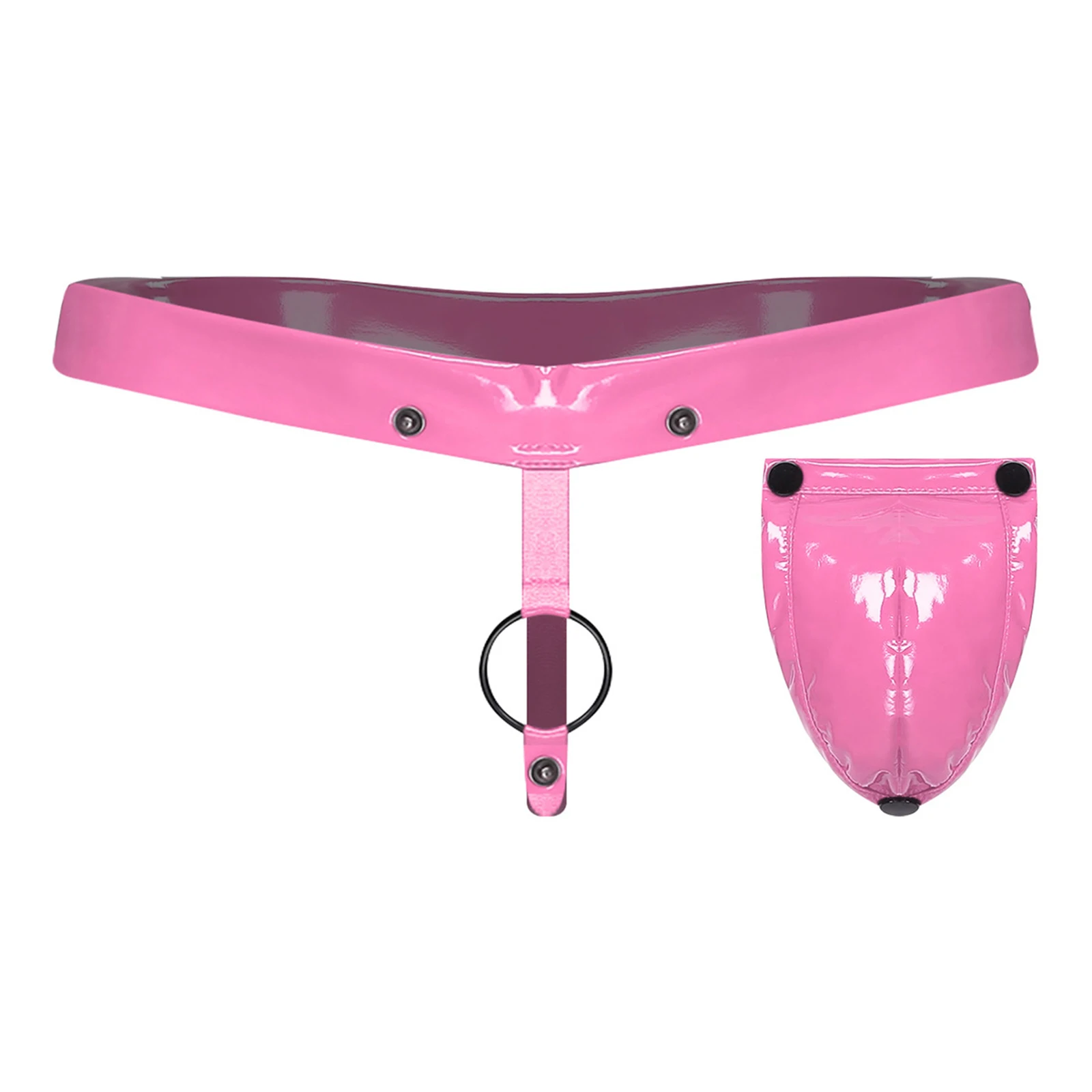 Erkekler için Seksi Baştan Çıkarıcı Jockstrap O-ring G-string Tanga Çıkarılabilir Kasık Örtüsü ile Erotik Eşcinsel Randevuları için T-back Külot Gecelik