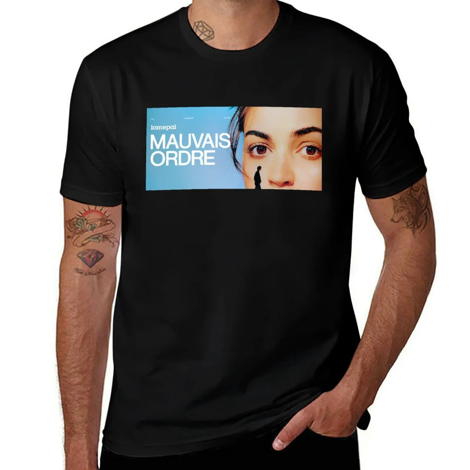 

lomepal - wrong order (alt album cover) T-Shirt animal prinfor boys customs design your own new edition Men's t-shirt