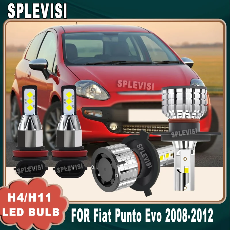

Stable Performance Meets Night Driving Needs H4/H11 2-4pcs LED Headlight Fog Light For Fiat Punto Evo 2008 2009 2010 2011 2012