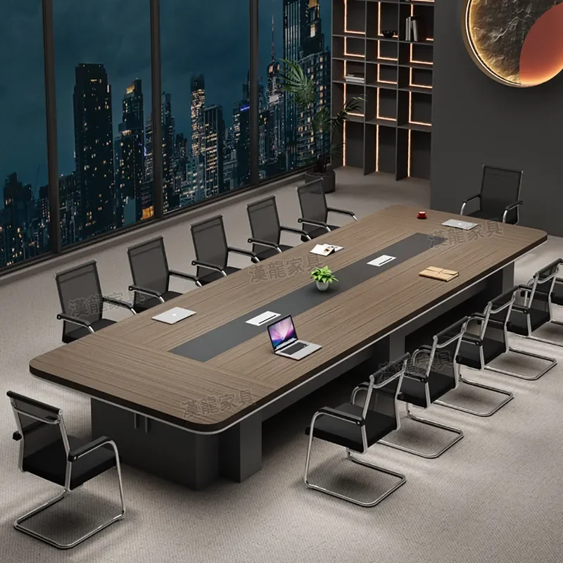 for Company Office Furniture Conference Room Table Long Simple Modern Large Reception Negotiation Training Desk