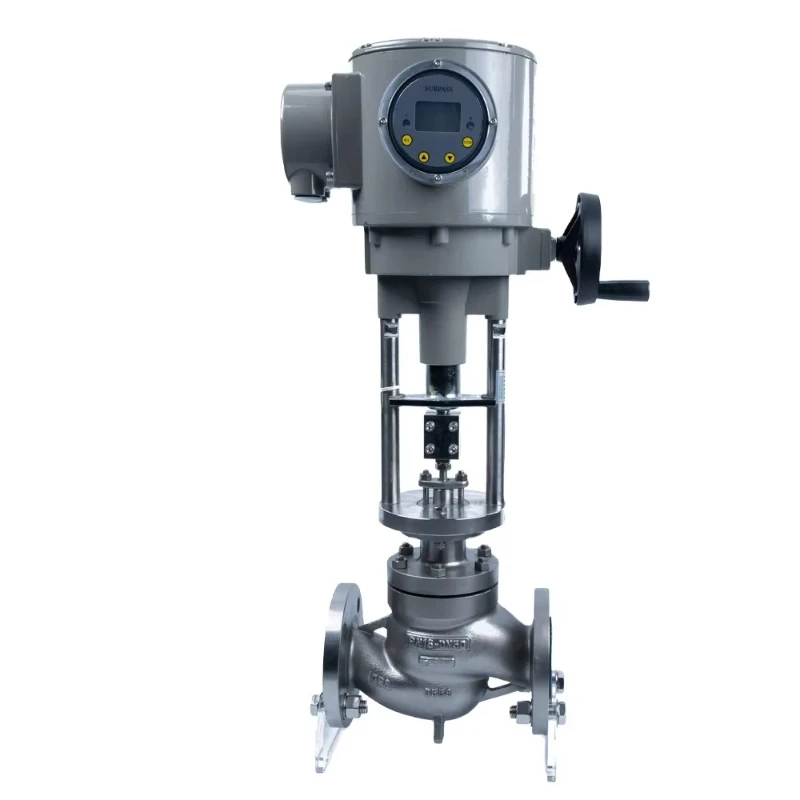 High-precision imported electric actuator valve supports electric temperature control valve