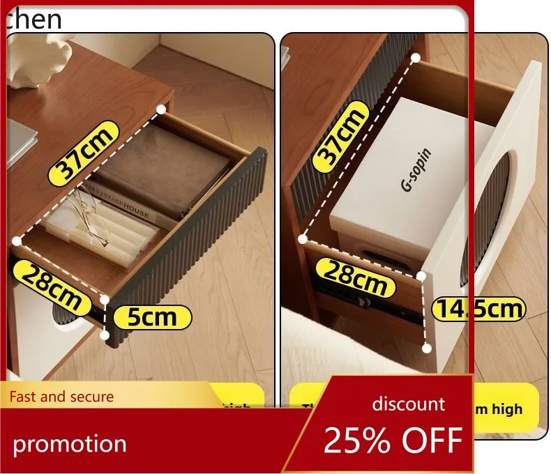 

ZML Small Side Table Sofa Living Room Home Corner Table Solid Wood Simple Small Apartment Side Cabinet Storage Cabinet