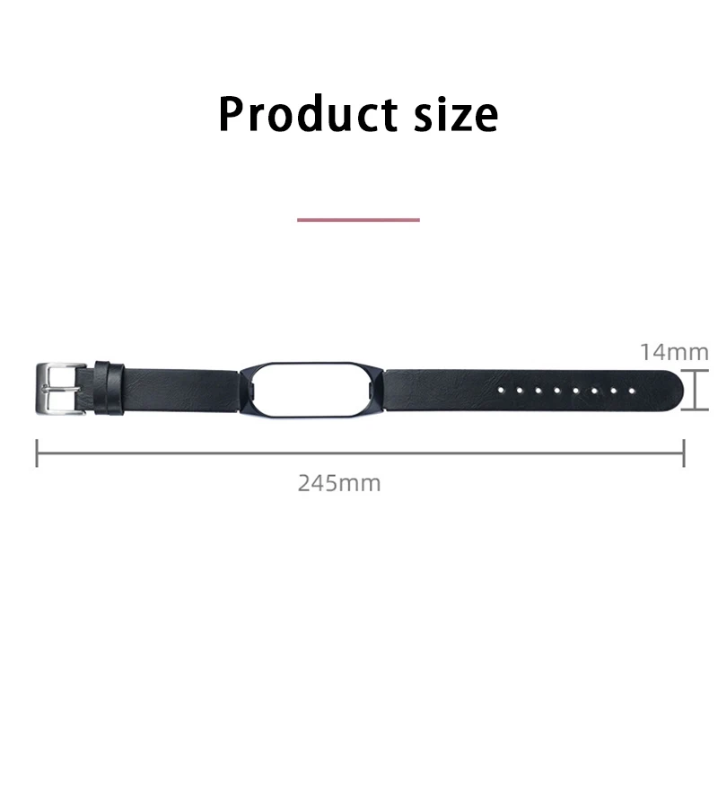 UTHAI for Mi Band 3 4 5 6 7metal watch Band Mi Band 6 watch Band 7 Anti-leather bracelet universal M02