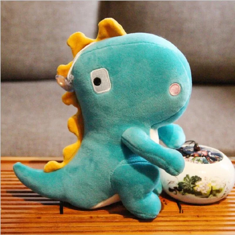 New Creative Super Cute Dinosaur Plush Toy Doll Q Version Tyrannosaurus Rex Doll Children's Birthday Gift Girls Holiday Gift