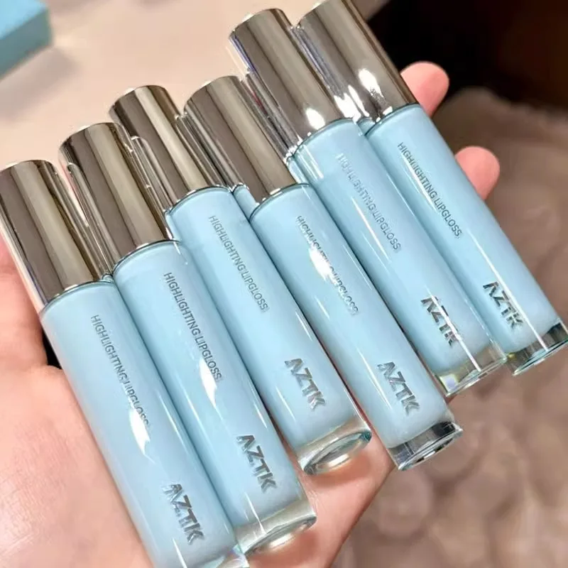 Brillo de labios Original y genuino Aztk, lápiz labial líquido, esmalte de labios, espejo, lápiz labial hidratante, cosméticos de maquillaje no pegajosos para mujer