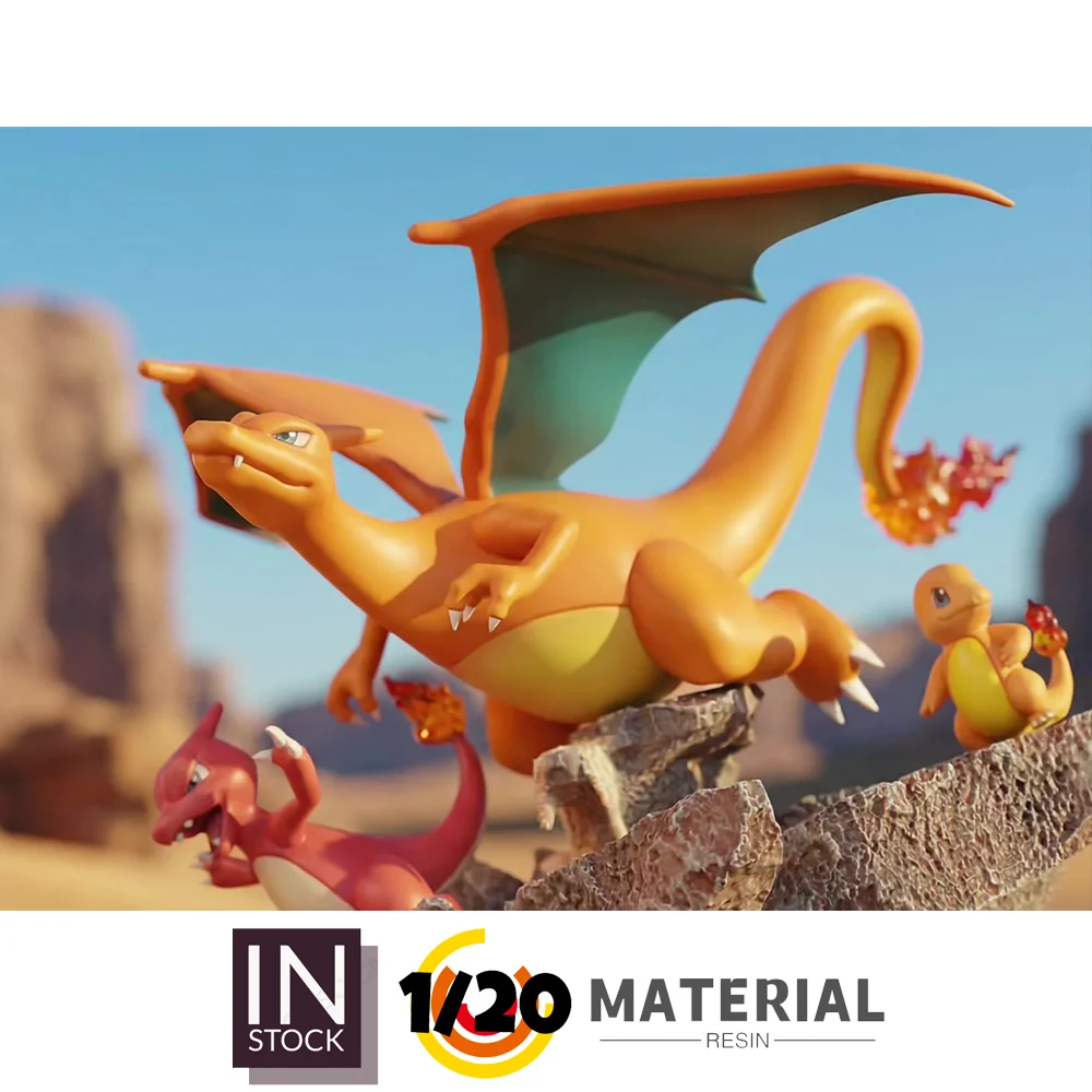 [In Stock]1/20 Resin Scale World [MOMENT] – Charmander & Charmeleon & Charizard