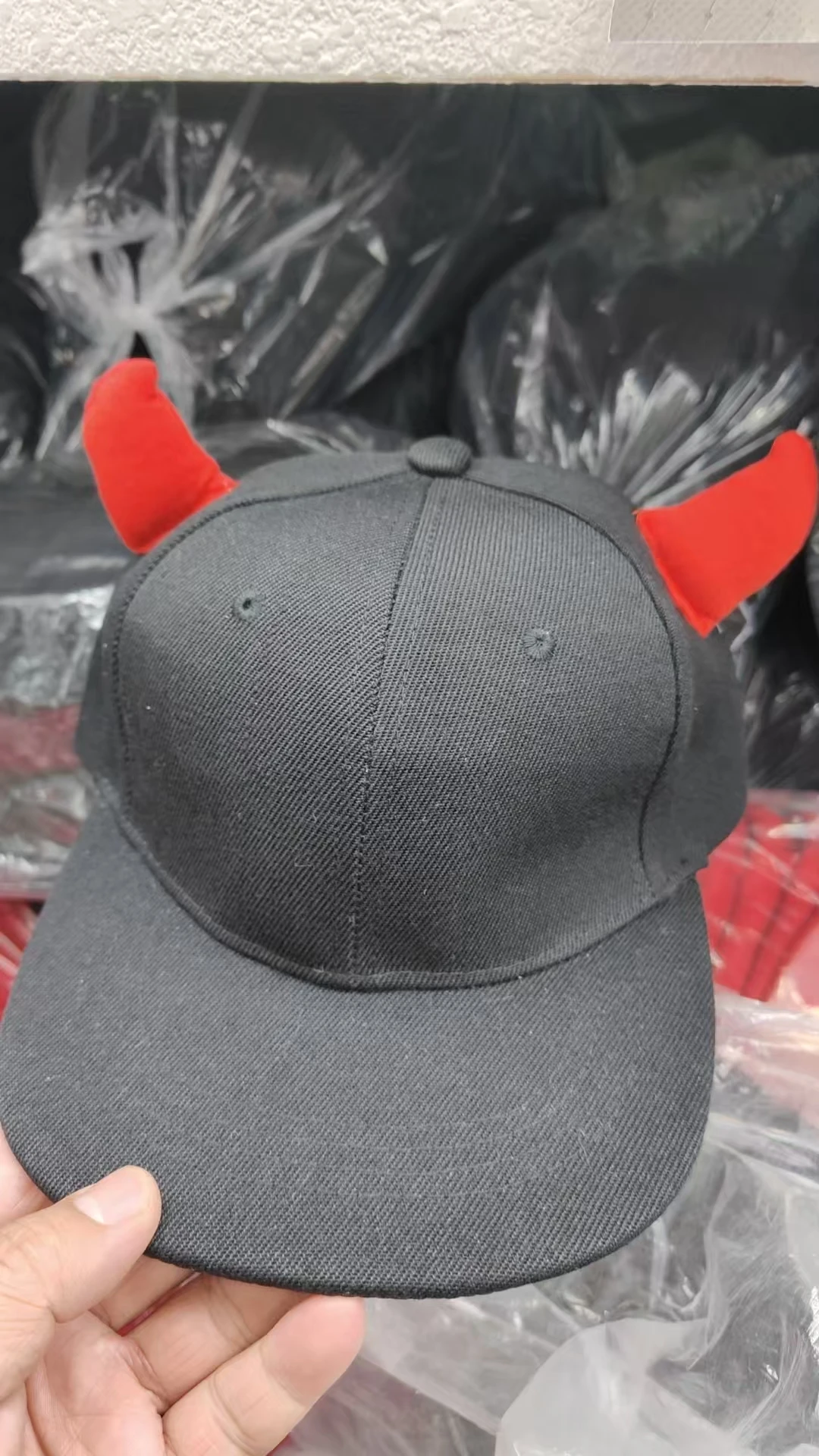 Neue Unisex Hörner Snapback Hip-Hop Hüte Frühling und Herbst Outdoor Einstellbare Casual Baseball Caps Sonnenschutz Hut – Detail 10