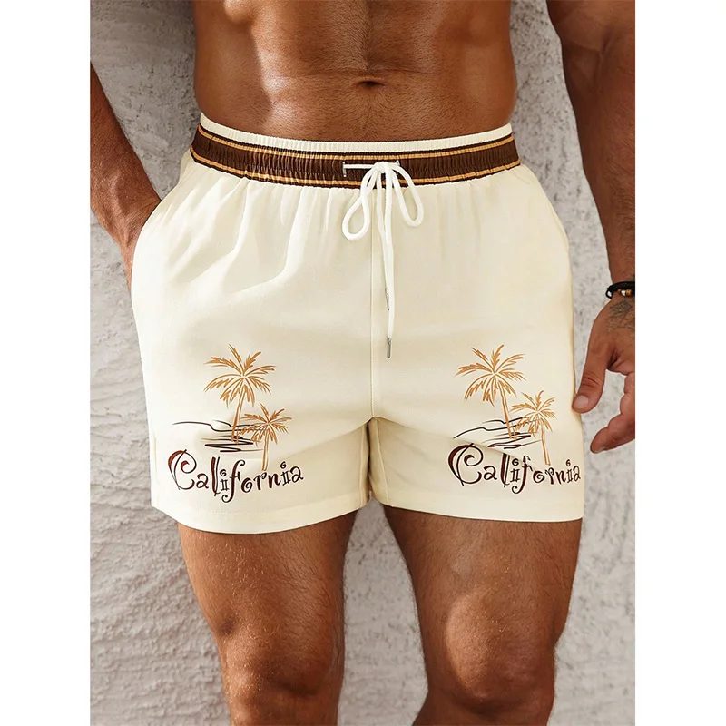 

Summer Vacation Casual Men's Board Short 3D Print Hawaii Style Classic Fashion Beach Shorts Loose Breathable Quick Dry Trunks