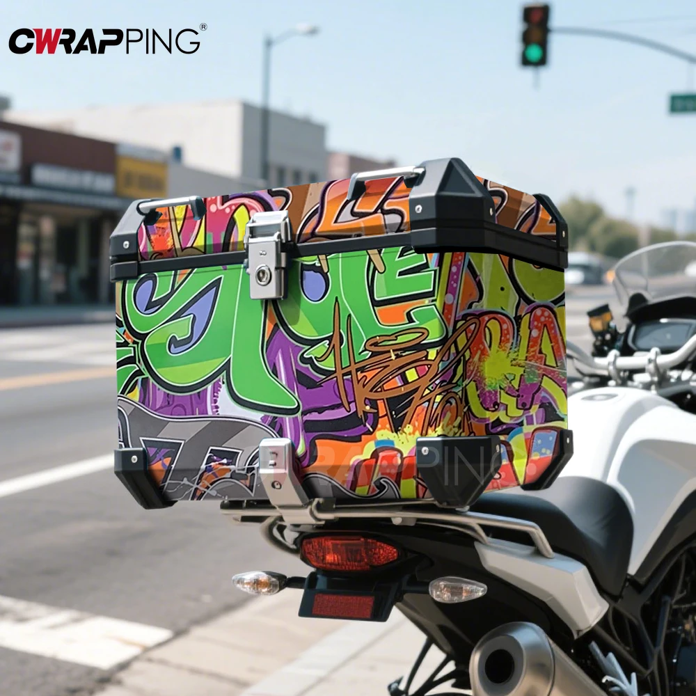 Tuning Auto Accessories Graffiti Film Vinyl Paper for Car Wrap Full Body Covering Motorcycle Helmets Motorcycles Sticker Outdoor