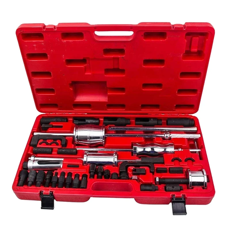 

Инструменты для ремонта автомобилей, 40 шт., экстрактор дизельного распылителя, удаление с адаптером Common Rail, скользящий молоток