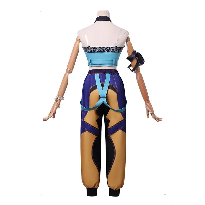 

Anime KPop Demon Hunters Costume for Women Zoey Cosplay Fantasy Roleplay Outfits Ring Halloween Carnival Party Suita;3,v'5.t;8,
