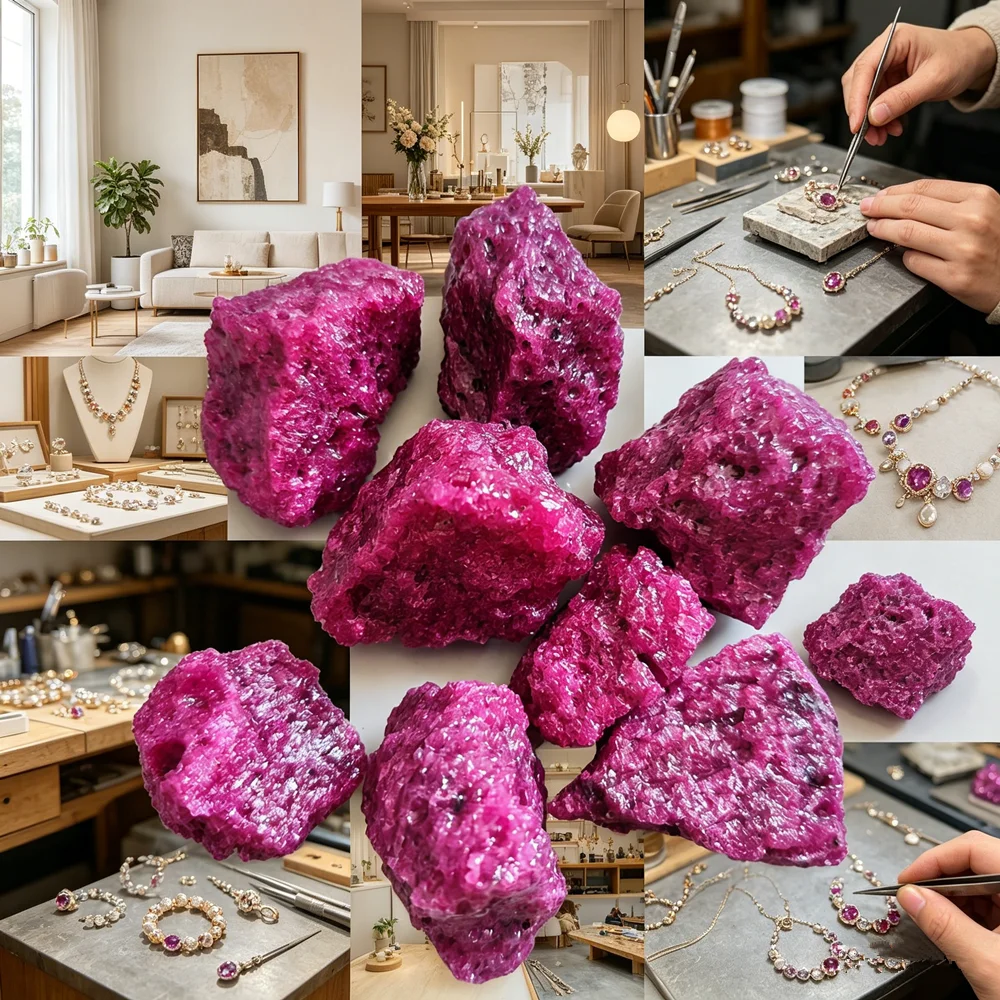 Red Corundum Raw Stone Aromatherapy Diffuser Healing Gemstone Ruby Stone Ccrystal Ddecorative Sstone Mineral Specimen