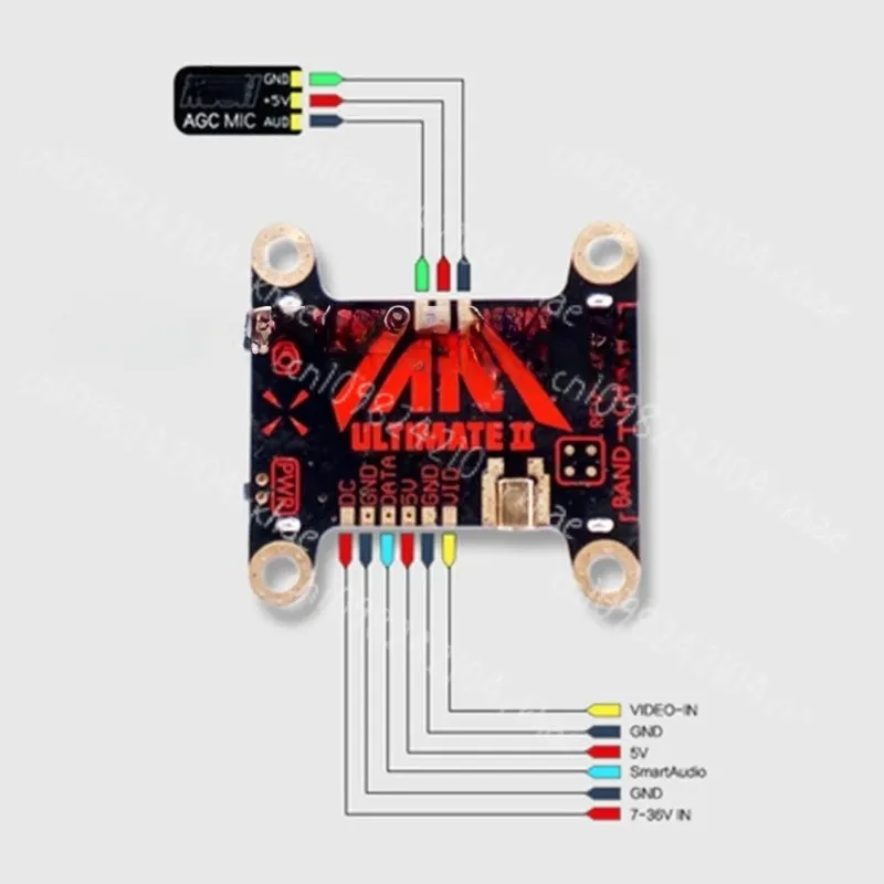 

Регулируемый FPV-передатчик RaceBand VTX 5.8G 48CH