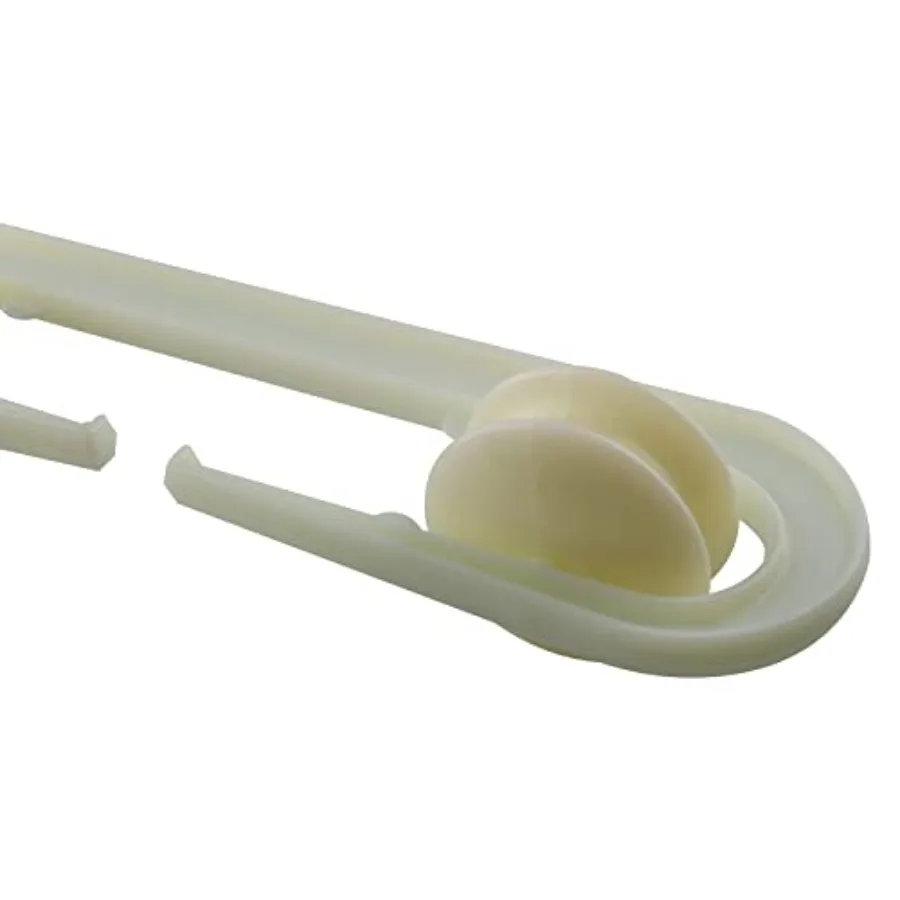 2PCS Plastic Clothes Line Separator Spreader Pulley, Rope Wire Separation Pulley, S-Shaped Clothes line Splitter, Clothes line