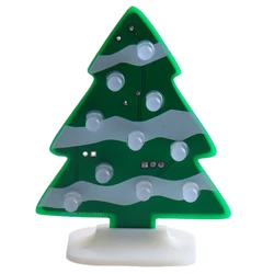 Christmas Tree RGB Blinking Soldering Kit  Flashing LEDs KIDs Christmas gift DIY Electronics Project