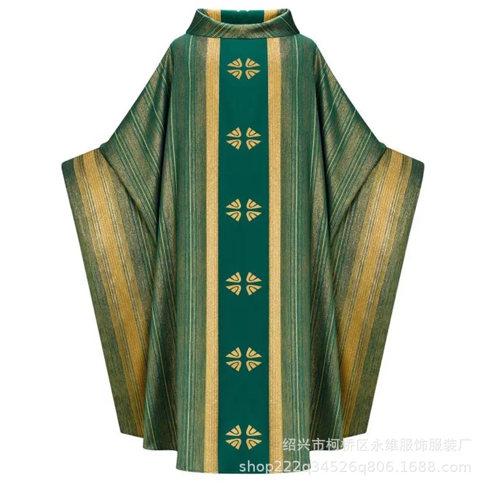 Długi szata z kapturem i klapami dla kobiet, inspirowana bliskowschodnim stylem, kostium vintage dla mężczyzn na występy sceniczne.