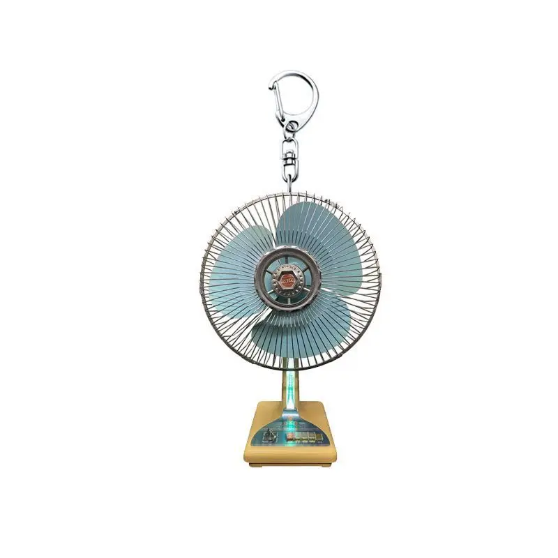 Retro Vintage Acrylic Keychain Funny Old Home Appliance 2d Flat Printed Key Ring Backpack Bag Pendant Creative Nostalgic Collect