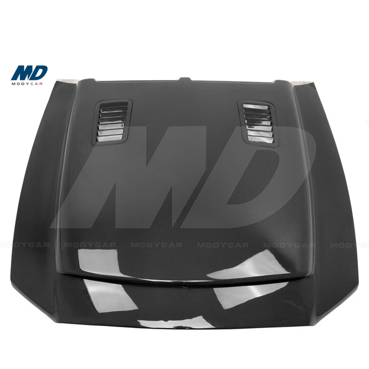 

Gt500 Style Carbon Fiber Hood for 2013-2014 Ford Mustang