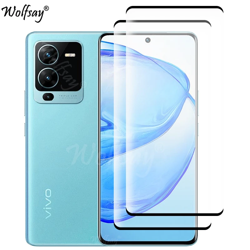 Full Cover Tempered Glass For Vivo V25 Pro Screen Protector For Vivo V25 V 25 Pro Camera Glass For Vivo V25 Pro Glass 6.56 inch