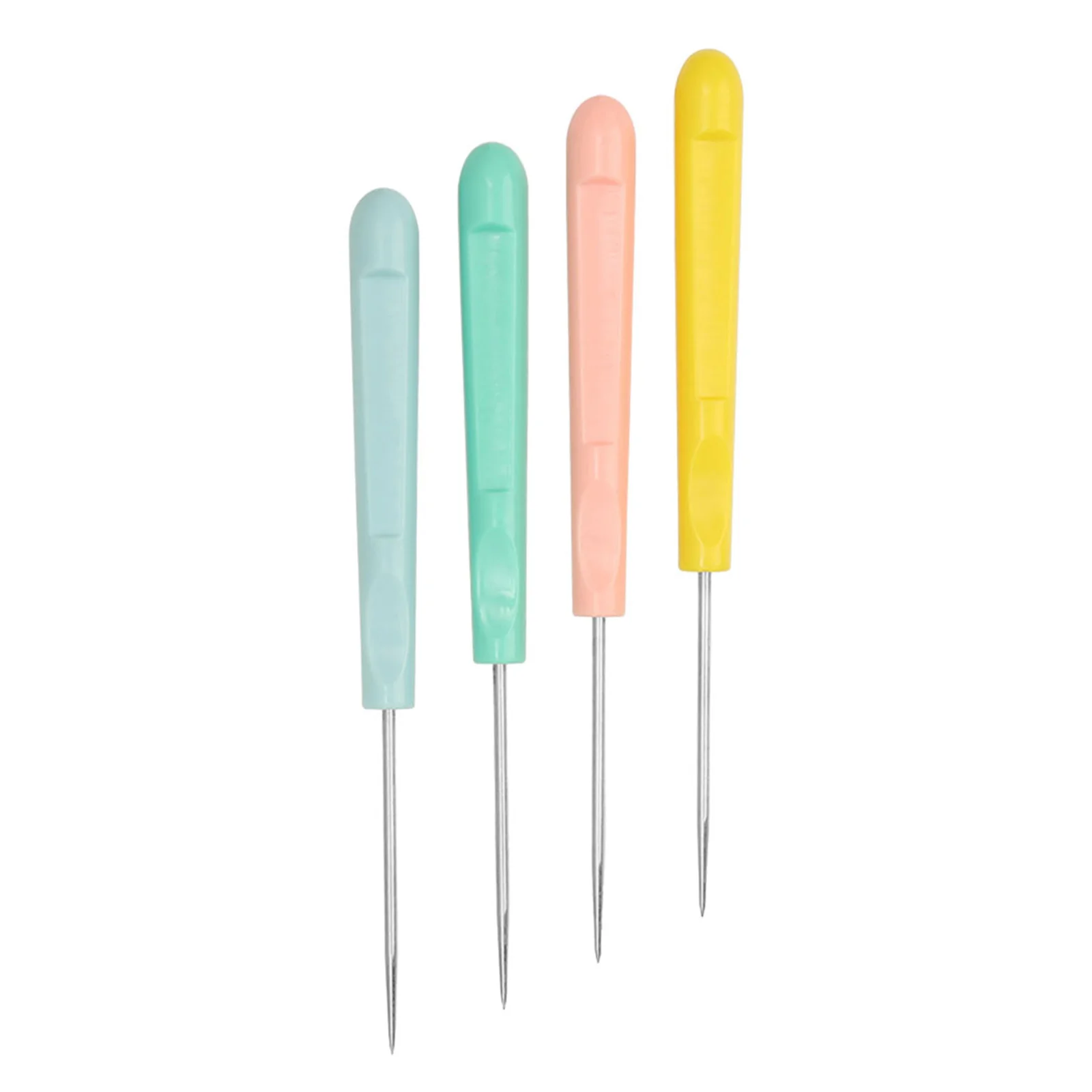 

4pcs Sugar Stirring Pin Scriber 5.2Inch Cookie Tool Cake Scribe Biscuit Needle Icing Fondant Baker Supplies Yellow Blue Green