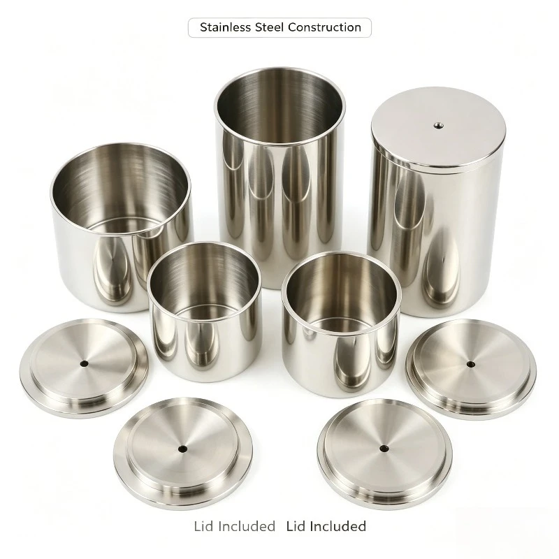 QBB Specific Gravity Cup High Precision Stainless Steel Density Cup 37ml 50ml 100ml Liquid Density Testing Vessel