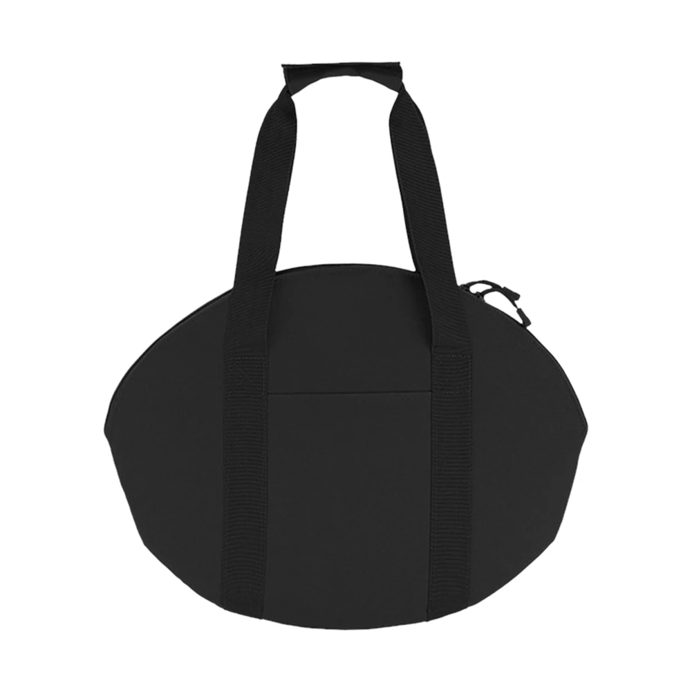 وعاء من الحديد الزهر حقيبة التخزين 17.9x14x0.9in مقلاة حقيبة التخزين مقاوم للماء الجانب حقيبة التخزين تصميم لتجهيزات المطابخ في الهواء الطلق متعددة الأغراض #3