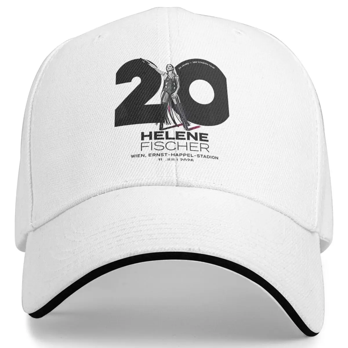 Helene Fischer 360 Stadium Tour 2026 Casual Baseball Cap Summer Trucker Hat Hot Sale Fishing Snapback Cap y2k Baseball Caps