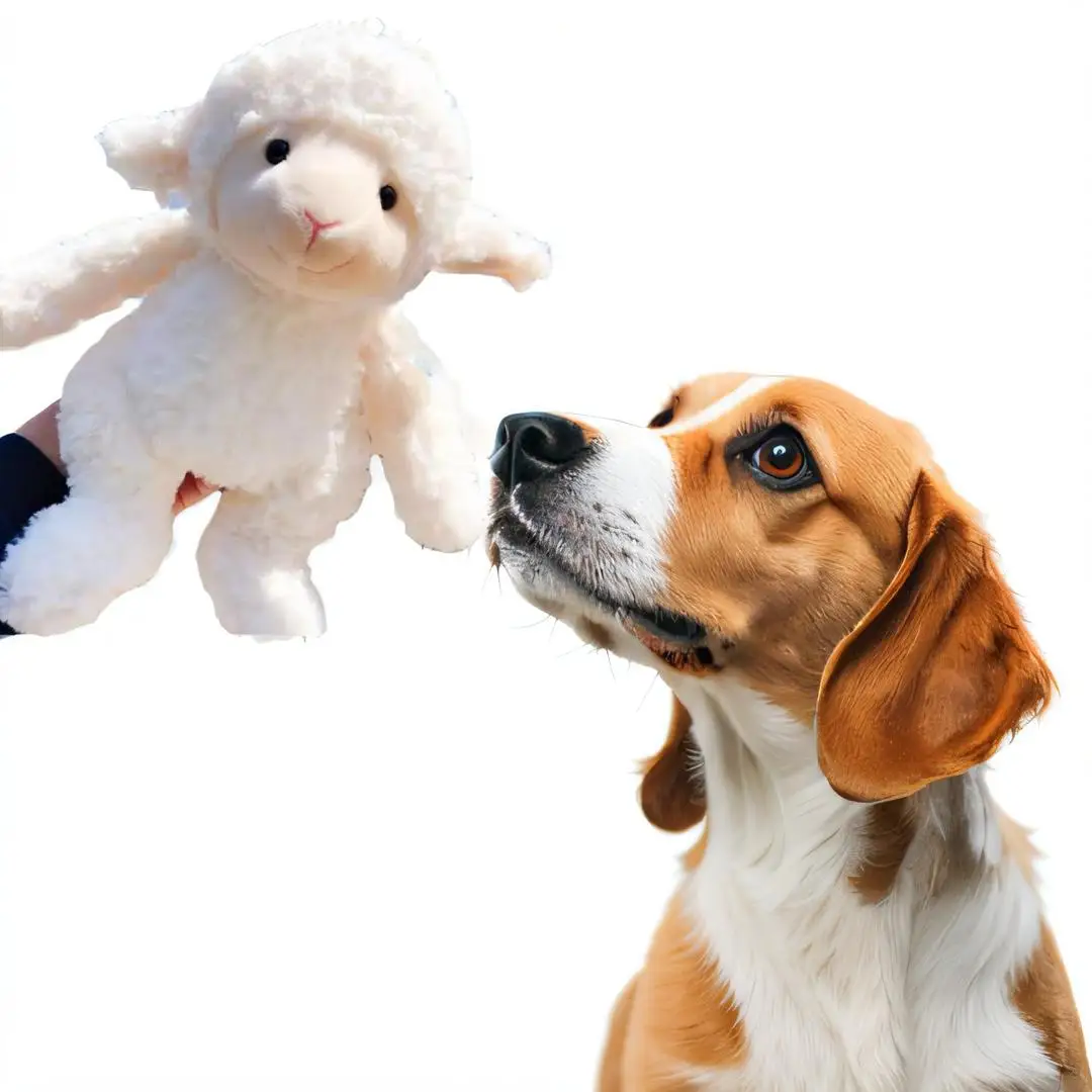 Lovely plush lamb toys for pet plush animal sheep toys for dogs playing for S M L dogs