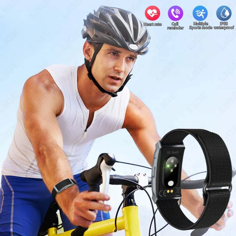 

LIGE 2025 New Smart Watch Men Fitness Sport Smart Bracelet Heart Rate Blood Oxygen Health Monitor Men Fashion Smartwatch Women