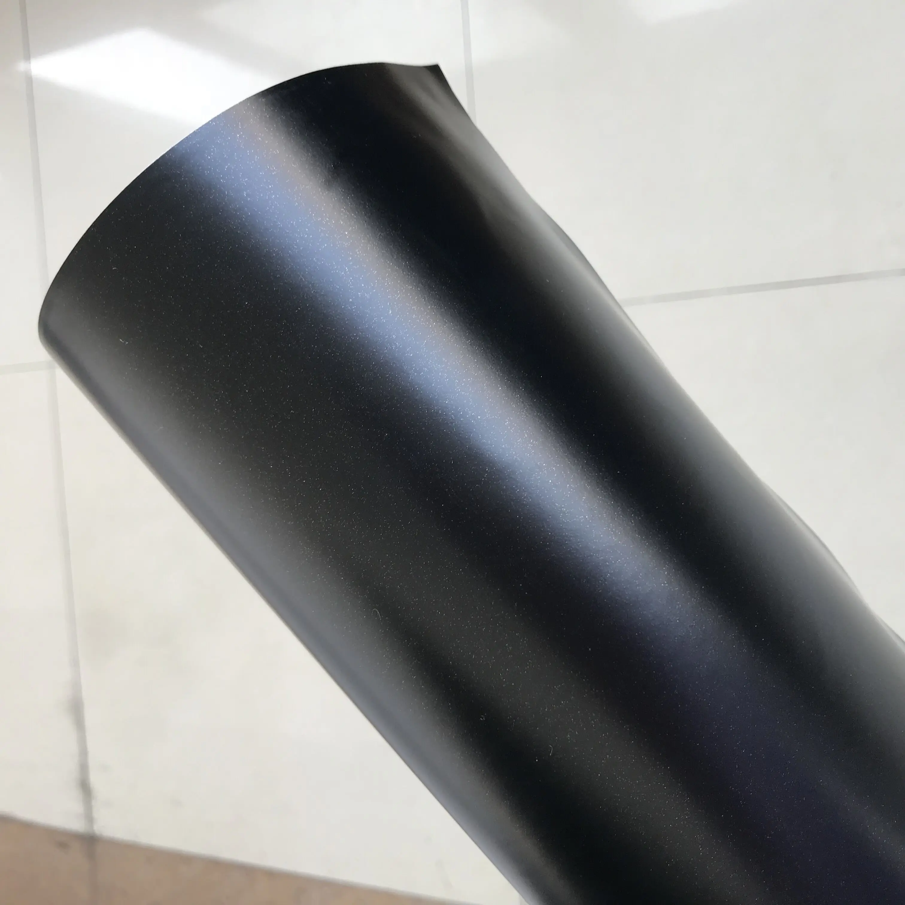 

Factory Directly Selling Matte Mystic Electro Metallic Chrome Black Full Body Wrapping Car Vehicle Wrap Vinyl