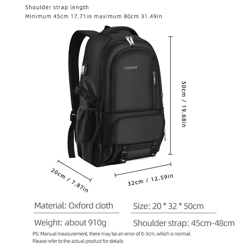 Men Travel Backpack Vacuum Compression 16 Inch Laptop Backpack Business Large Capacity Schoolbag Expanded Hiking Backpack Sanrio