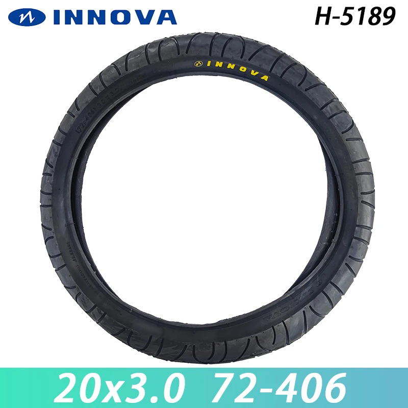 INNOVA 20 Inch 72-406 20x3.0 for Harley Beach Bicycle Tires XC To Climb BMX Bike Motorcycle Snowfield Tire H-5189 Cycling Parts