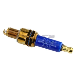 High-performance Iridium A7TC Spark Plug for ATV Dirt bike Pit bike Scooter Motorcycle Go kart Engine